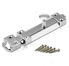 Chrome bathroom door lock - chrome,