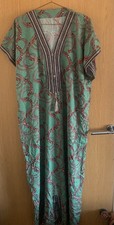 Women’s Green African Boubou Dress Suitable for Sizes 12-16 UK