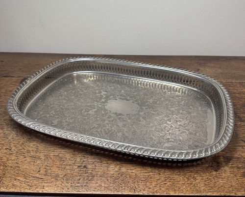 Vintage silver plated gallery - vintage,