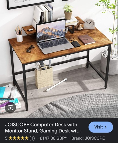 Joiscope computer desk with - computer,