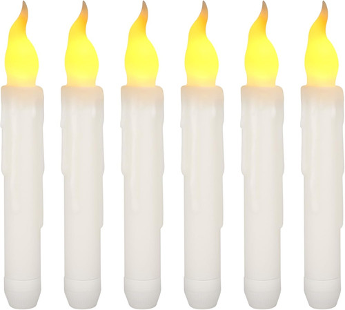 Led taper candles battery - led,