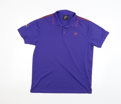 Ijp design mens blue polo - design,