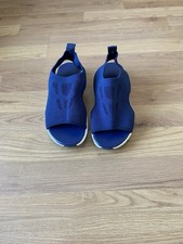 Slingback Orthopedic Sandals Ladies Size 4 Mesh Fabric Non-slip Rubber Sole New