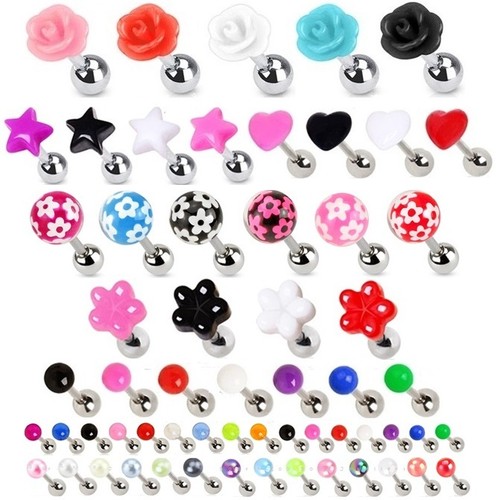 Cartilage upper ear stud - upper,