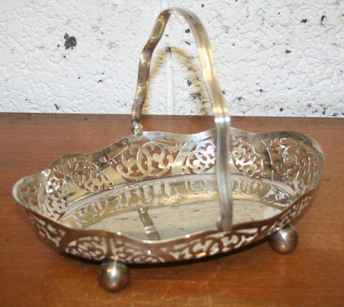 Vintage epns oval basket - vintage,