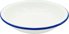 Zenker Enamel Round Pie Dish, Vintage Design, Suitable for Oven and Stove, Dish