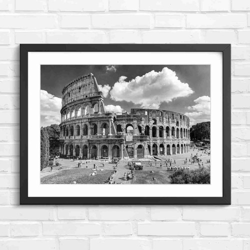 Colosseum ruins rome skyline - ruins,