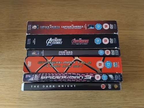 Marvel and dvd bundle - and, dc