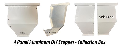 Diy aluminum gutter scupper - diy,