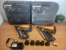 2x Stanley Bostitch GF33PT Nail Guns with Batteries & Charger - Faulty Spares