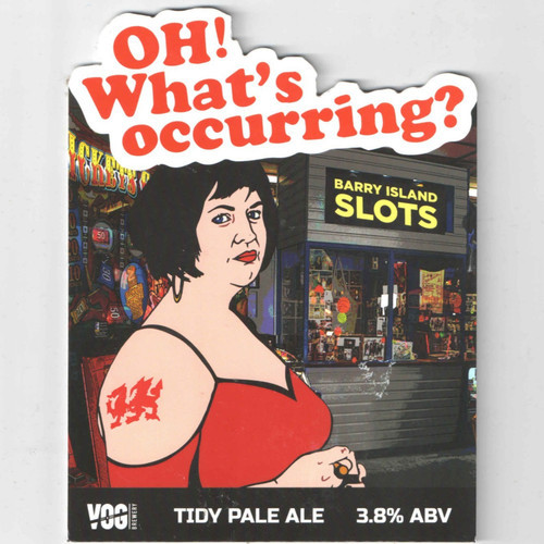 Ale beer pump clip - pump, front