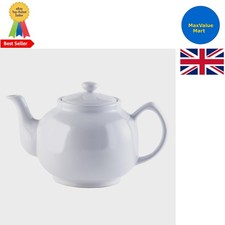 Chic White 10 Cup Teapot with