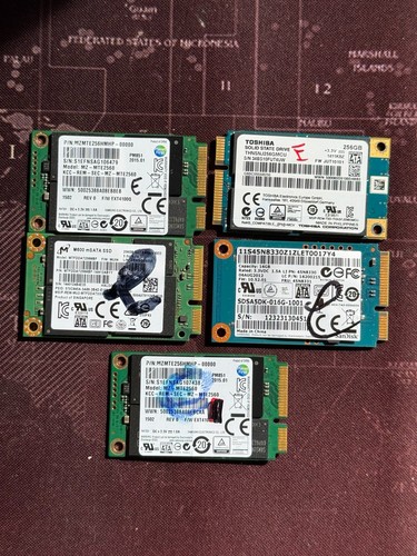 Job lot msata ssds samsung - 5x,