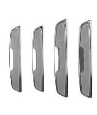 4x Grey/Chrome Door Boot Guard