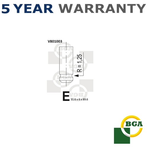 Bga inlet intake valve - intake, mg
