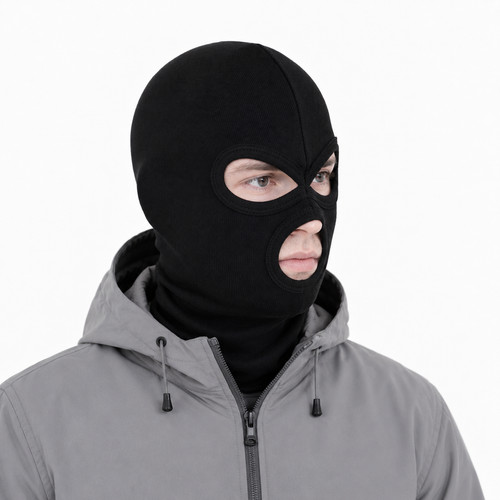 Black balaclava holes - balaclava, sas