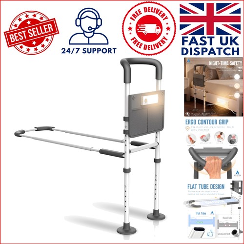 Adjustable bed assist rail - adjustable,
