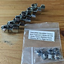 2020s Adjustable Trapezoidal Tuners Machine Heads 6R Right Handed Chrome #56