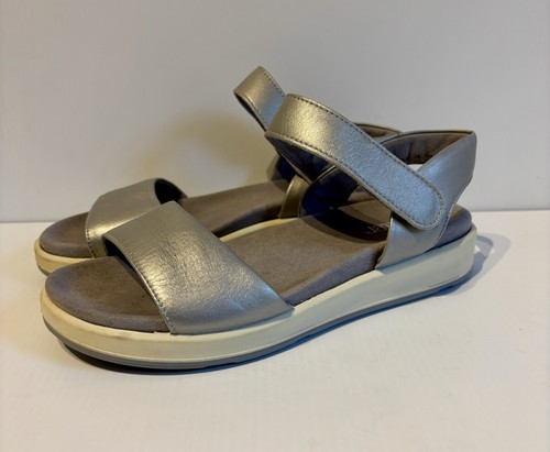 Hotter play silver leather - play,