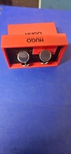 Hugo boss round cufflinks with
