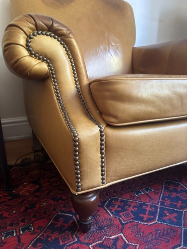 Leather armchairs with - leather,