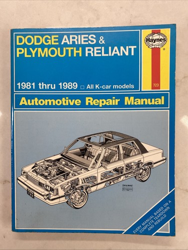 Haynes 723 dodge aries - haynes,