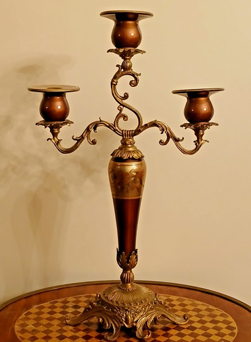 Vintage arm brass glass - brass, &