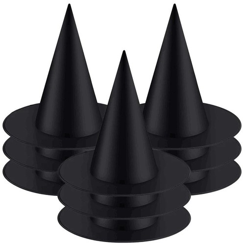 Halloween black white witch - black,