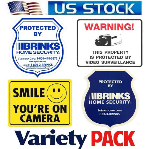 Home security alarm sticker - home,