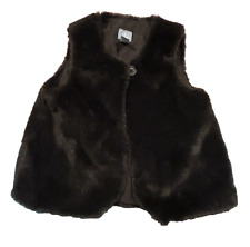 New Girls Baby Gap Grey Soft Button Up Gilet Age 3 Years