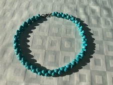 Turquoise necklace ,  unusual shaped beads, good condition.