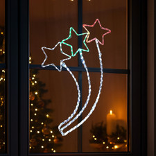 Christmas Rope Light Decoration Shooting Star Outdoor Indoor Multicoloured Xmas