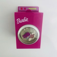 Barbie Pink Washing Machine Clockwork Motor Wind Up WORKING 2000s Vintage Y2K