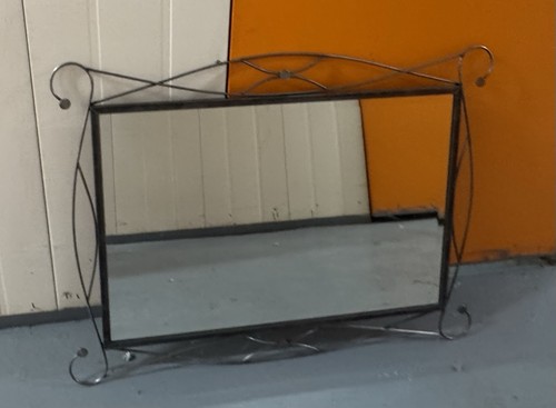 Heavy metal mirror approx 25 - metal,