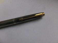 Parker Sterling Cap & Barrel 14K Nib Made in USA Sterling Silver Fountain Pen.