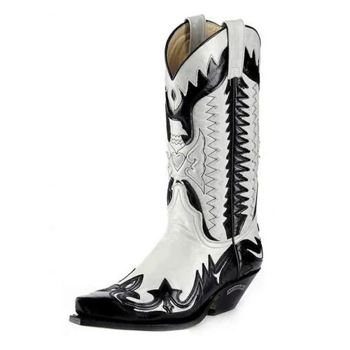 Men pointy toe chunky - men's,