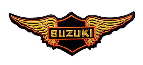 Suzuki wings embroidered patch - suzuki,