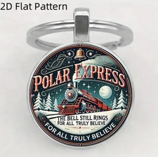 The Polar Express Keyring Keychain Christmas Traditions Train