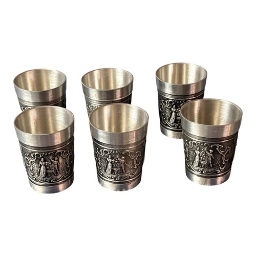 Vintage german pewter shot - vintage,