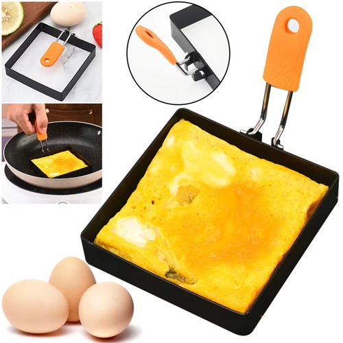 4pcs square egg ring - square, pancake
