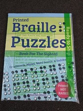 Braille Puzzles Book For the
