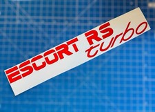 Escort RS Turbo Sticker 