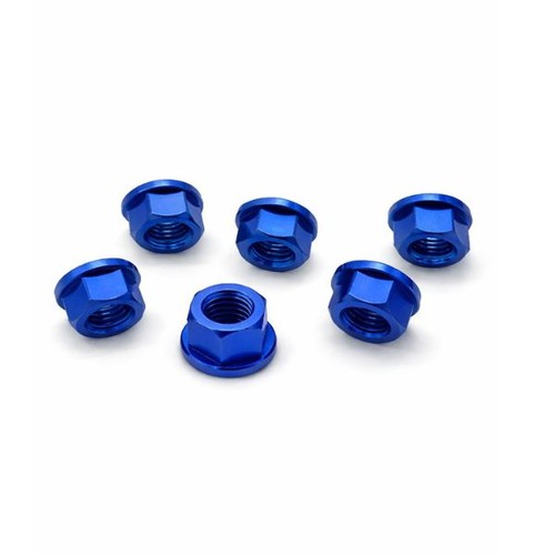 Rear sprocket nuts blue - rear,