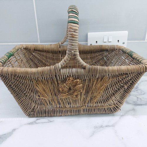 Vintage wicker farmhouse style - vintage,