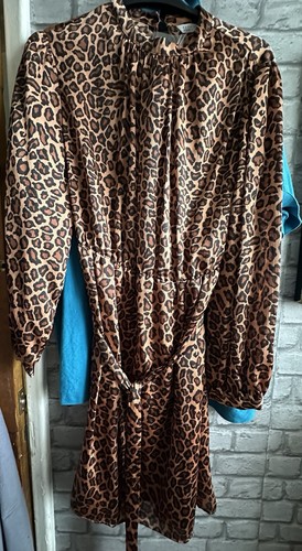 Ladies leopard print dress - ladies,