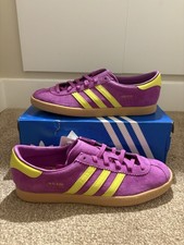 Adidas stadt pink yellow uk10 - stadt,