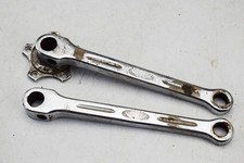 STRONGLIGHT COMPETITION VINTAGE BICYCLE STEEL COTTERED CRANK ARMS, 170MM (1)