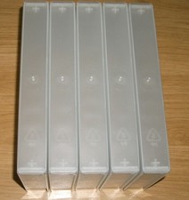 5 x SINGLE VHS CLEAR VIDEO