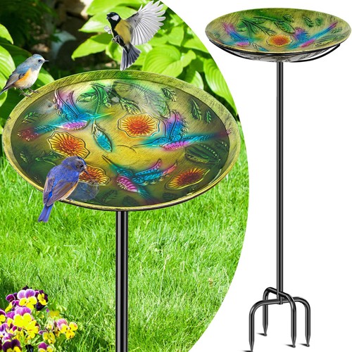Metal bird bath for outside - metal,