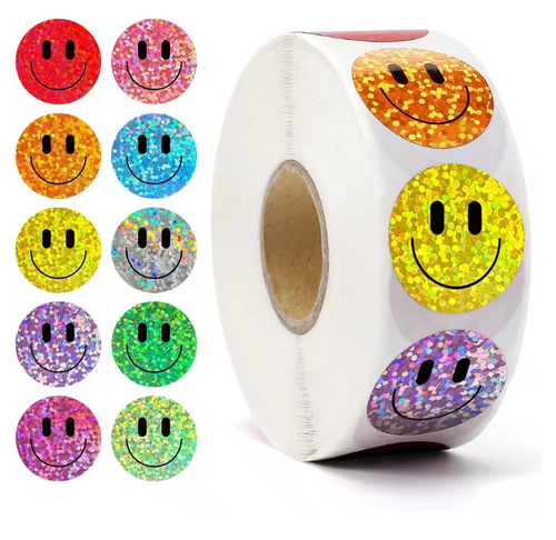 500 pcs smiley face star - face, &